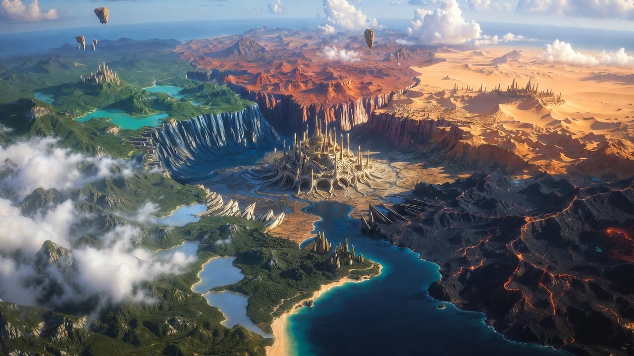 The seven regions of the world — Man Amongst the Clouds